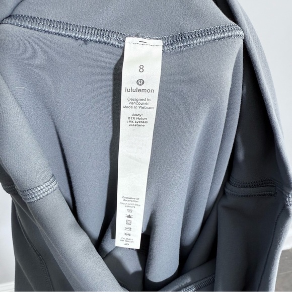 Lululemon Align Pant 28" Steam Blue 8 W5BOBS Nulu High Rise Leggings Yoga Gym - Picture 10 of 16
